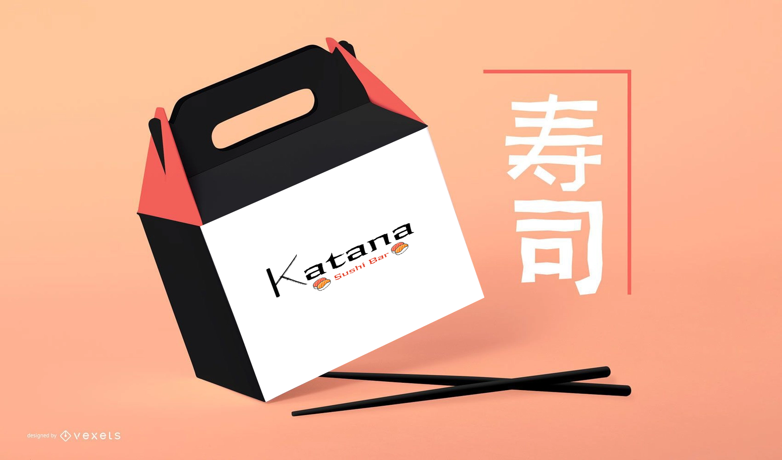 קופסת TOGO Katana Sushi